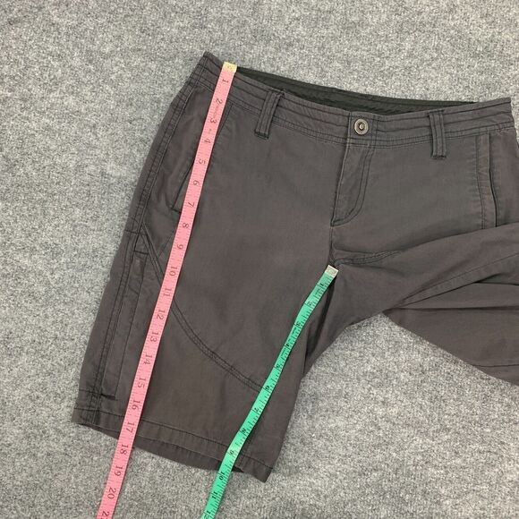 Kuhl Spire Short Women 2 Dark Gray Stretch Nylon Blend Performance Cargo Outdoor - Picture 5 of 9